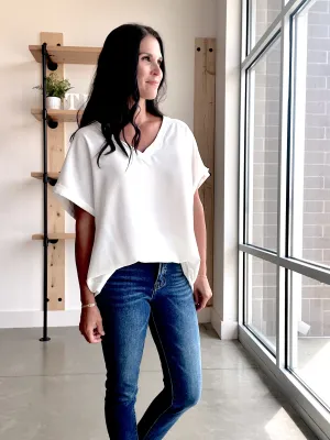 Just the Basics Top in Ivory