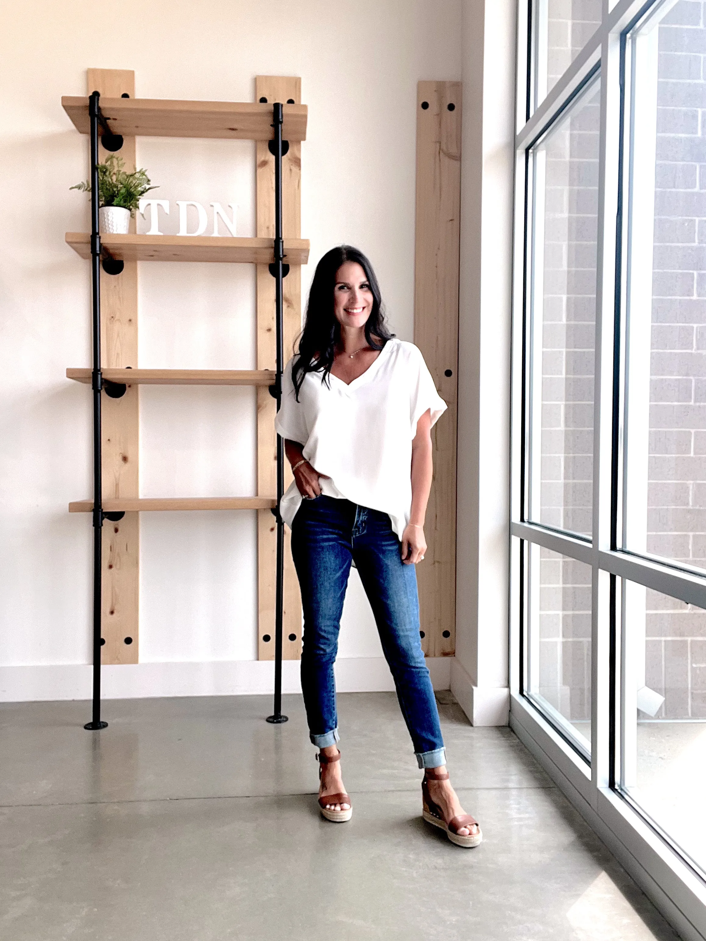 Just the Basics Top in Ivory
