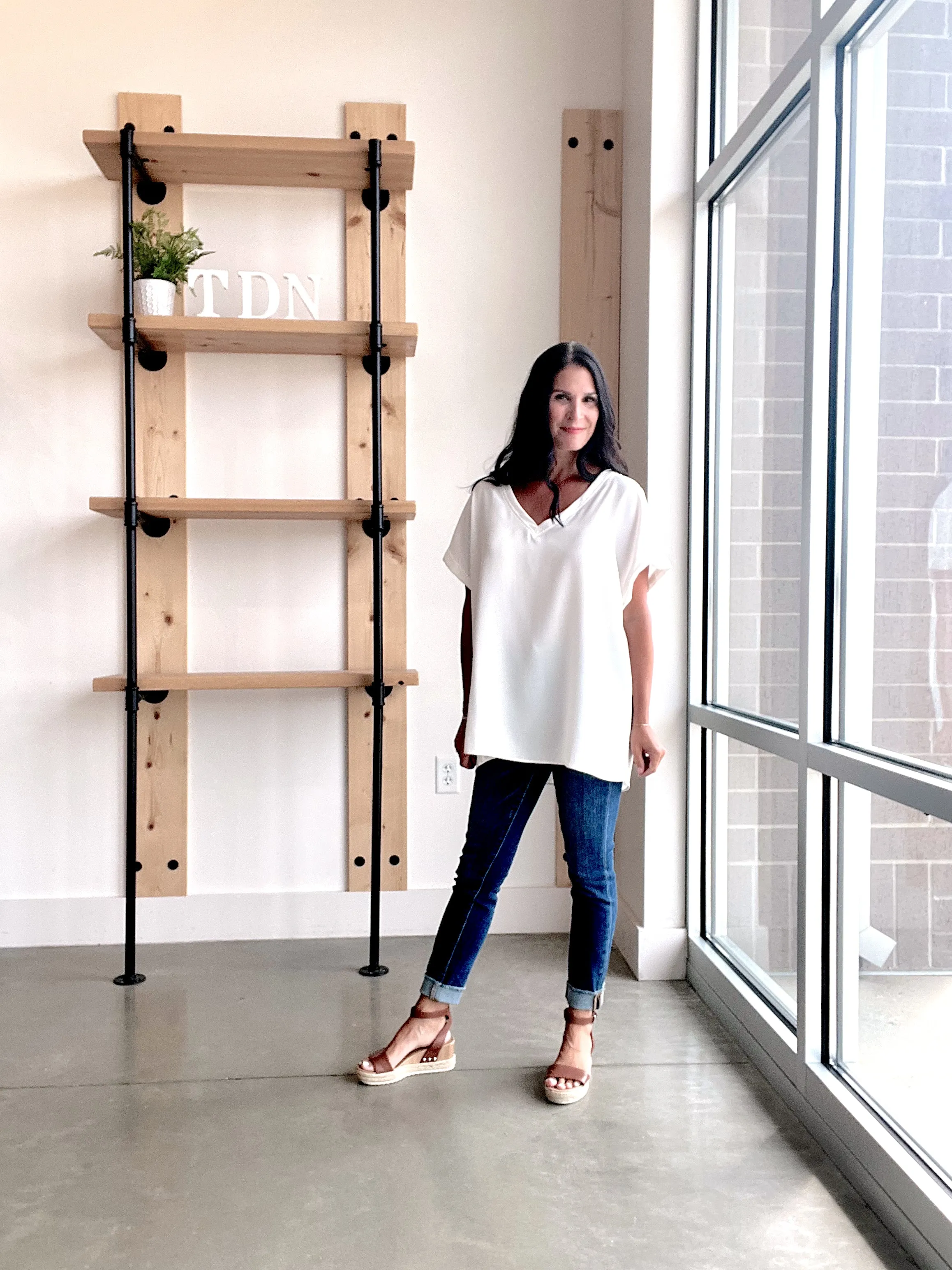 Just the Basics Top in Ivory