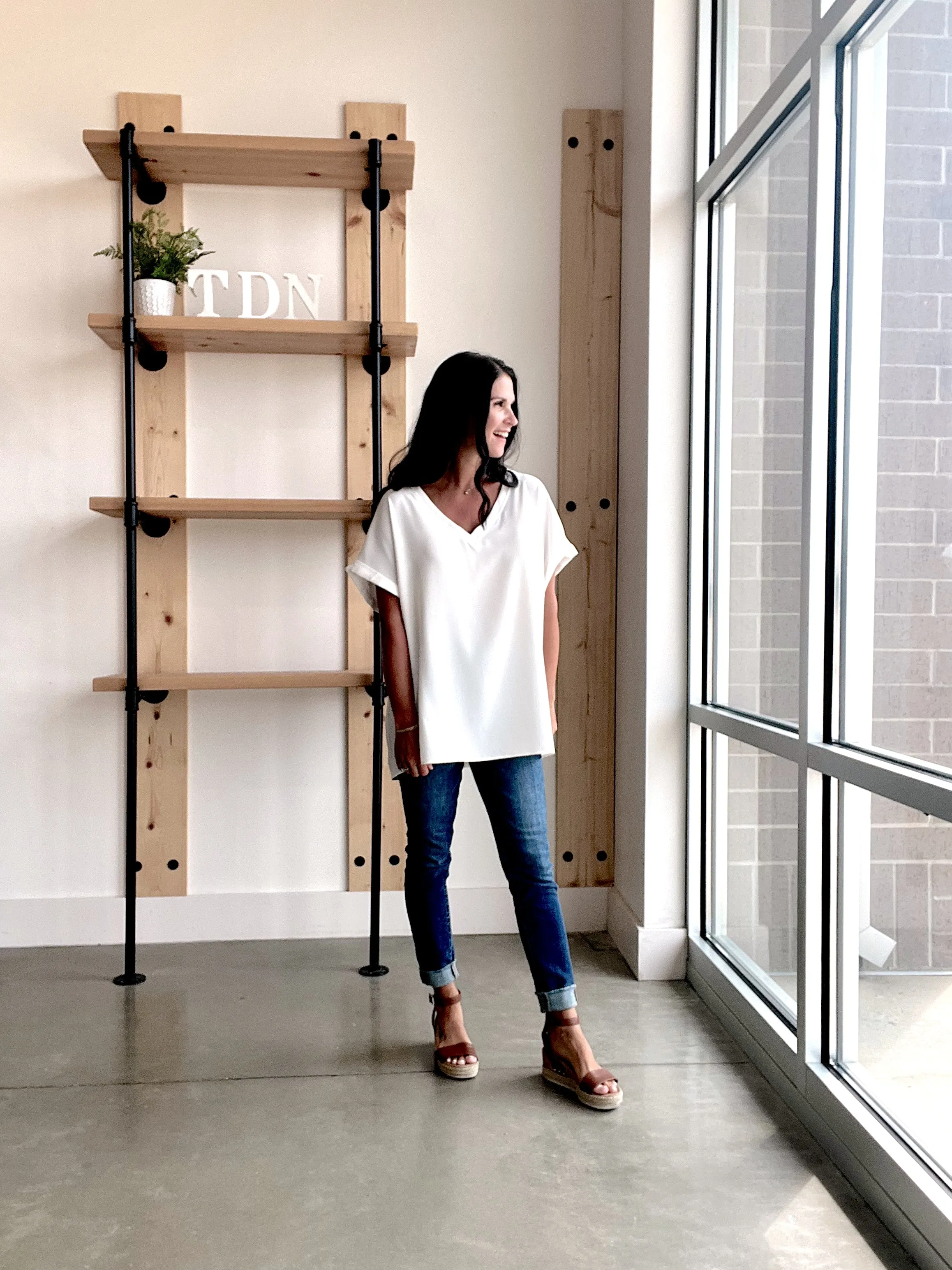 Just the Basics Top in Ivory