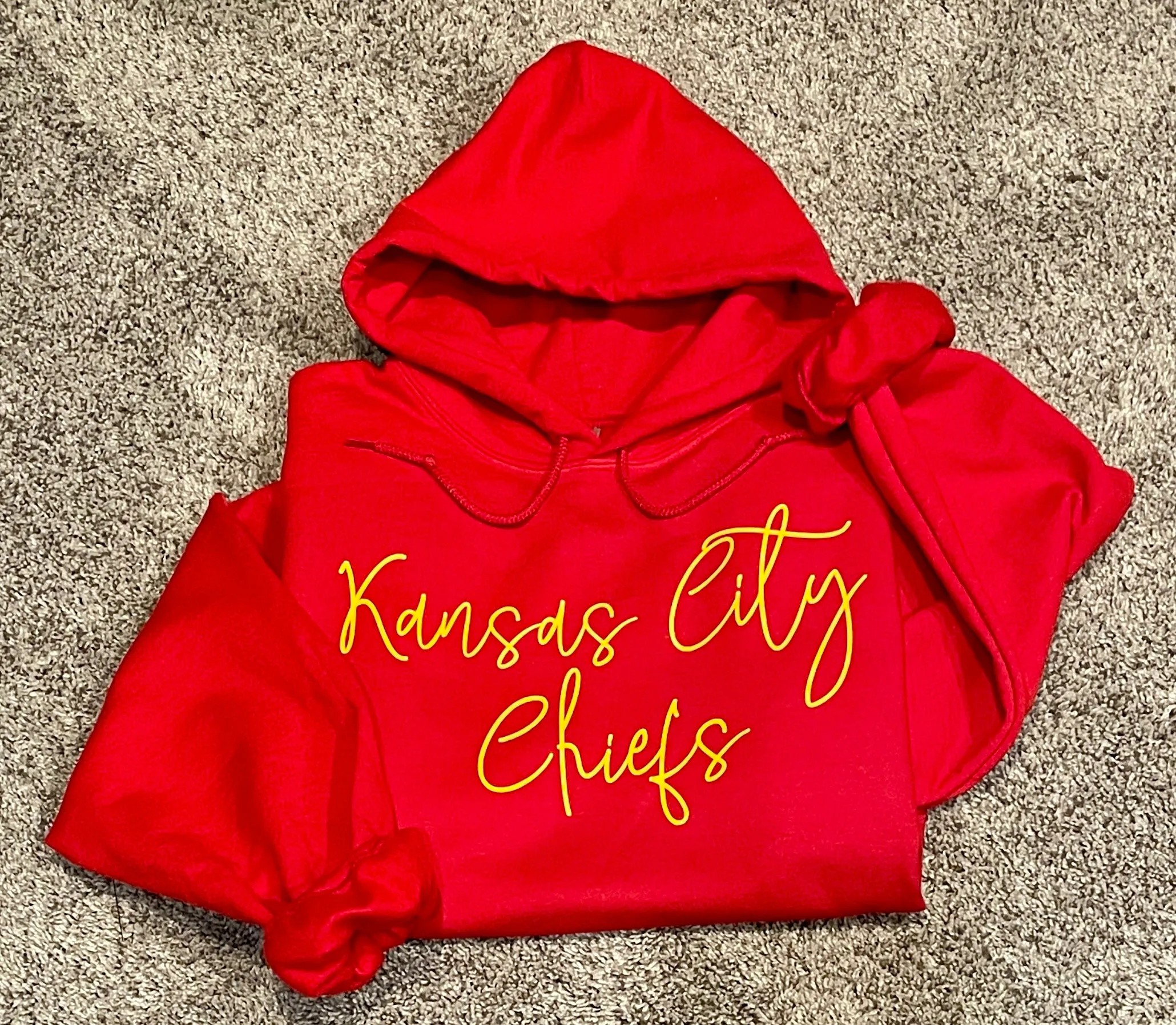 Kansas City Chiefs Script Font Apparel