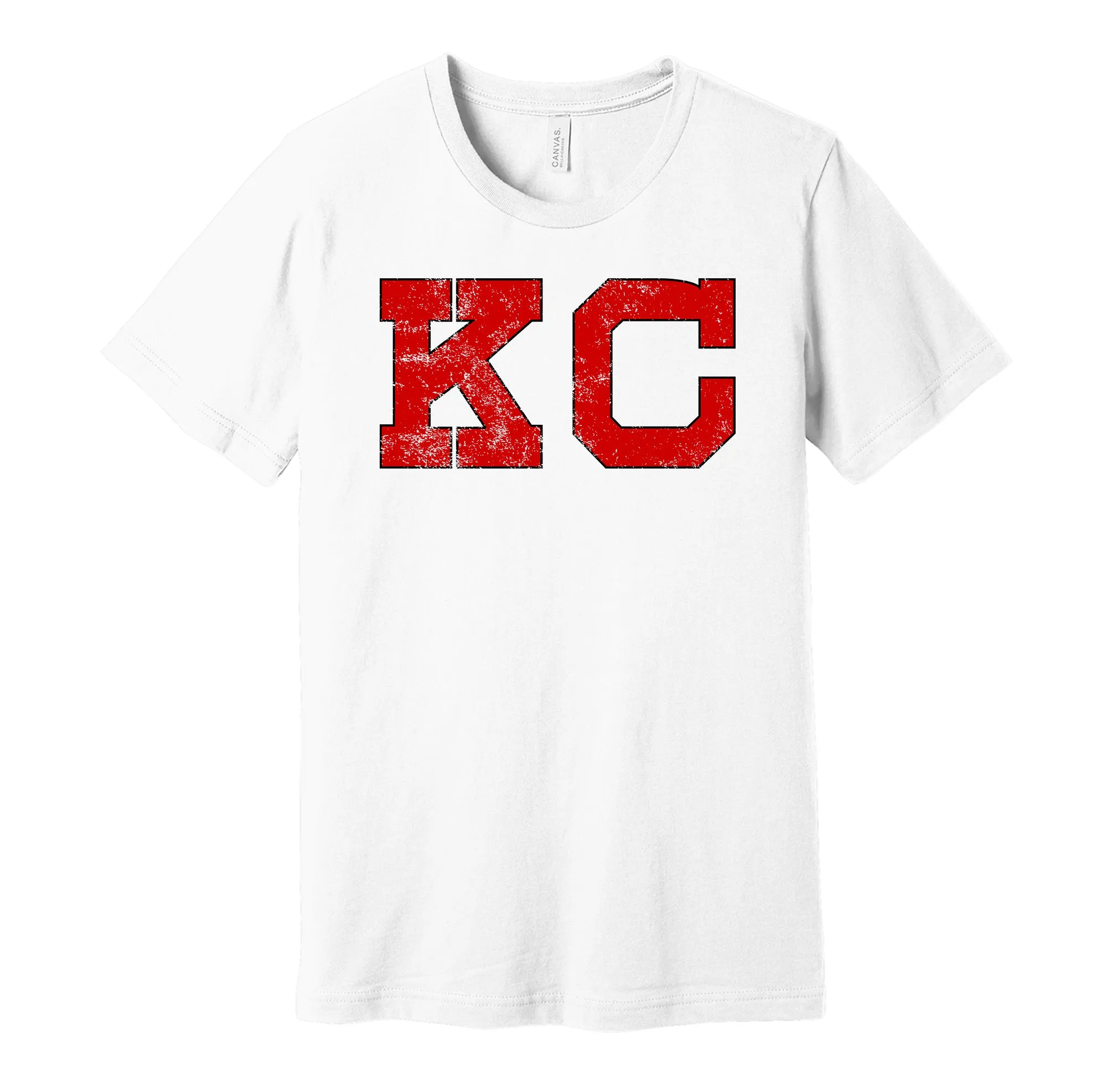 Kansas City Monarchs Distressed KC Logo Shirt - Defunct Negro Baseball Team - Celebrate Black Heritage and History - Hyper Than Hype