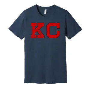 Kansas City Monarchs Distressed KC Logo Shirt - Defunct Negro Baseball Team - Celebrate Black Heritage and History - Hyper Than Hype