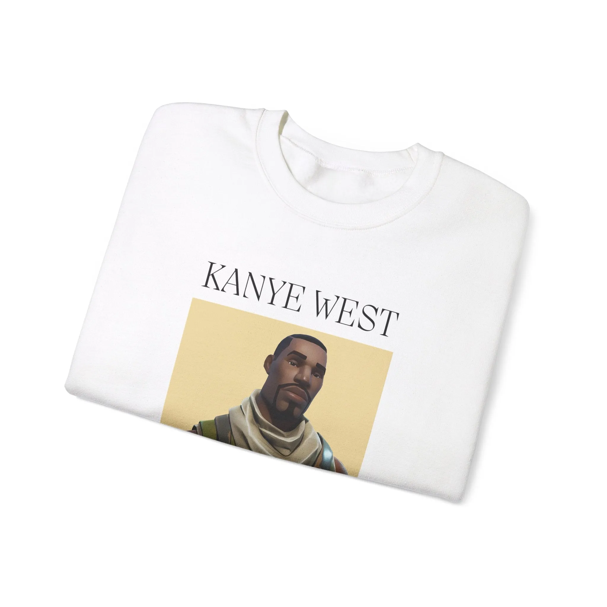 Kanye West Fortnite Fun Unisex Sweatshirt, Heavy Blend™ Crewneck Featuring Meme Graphics, Gamer & Music Fan Merch