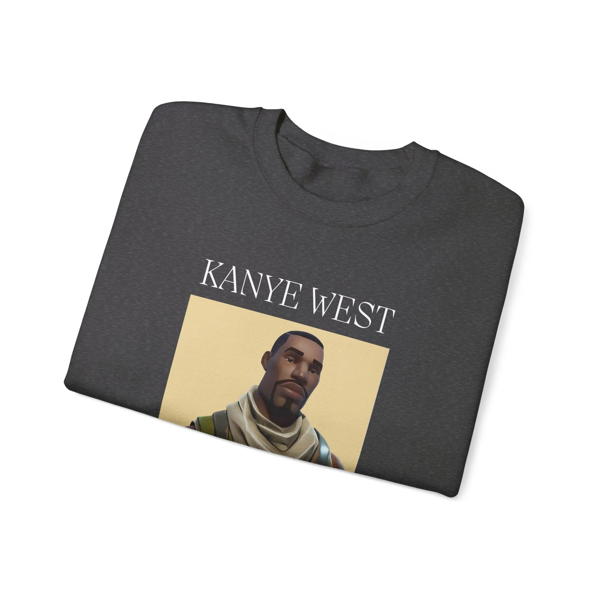 Kanye West Fortnite Fun Unisex Sweatshirt, Heavy Blend™ Crewneck Featuring Meme Graphics, Gamer & Music Fan Merch