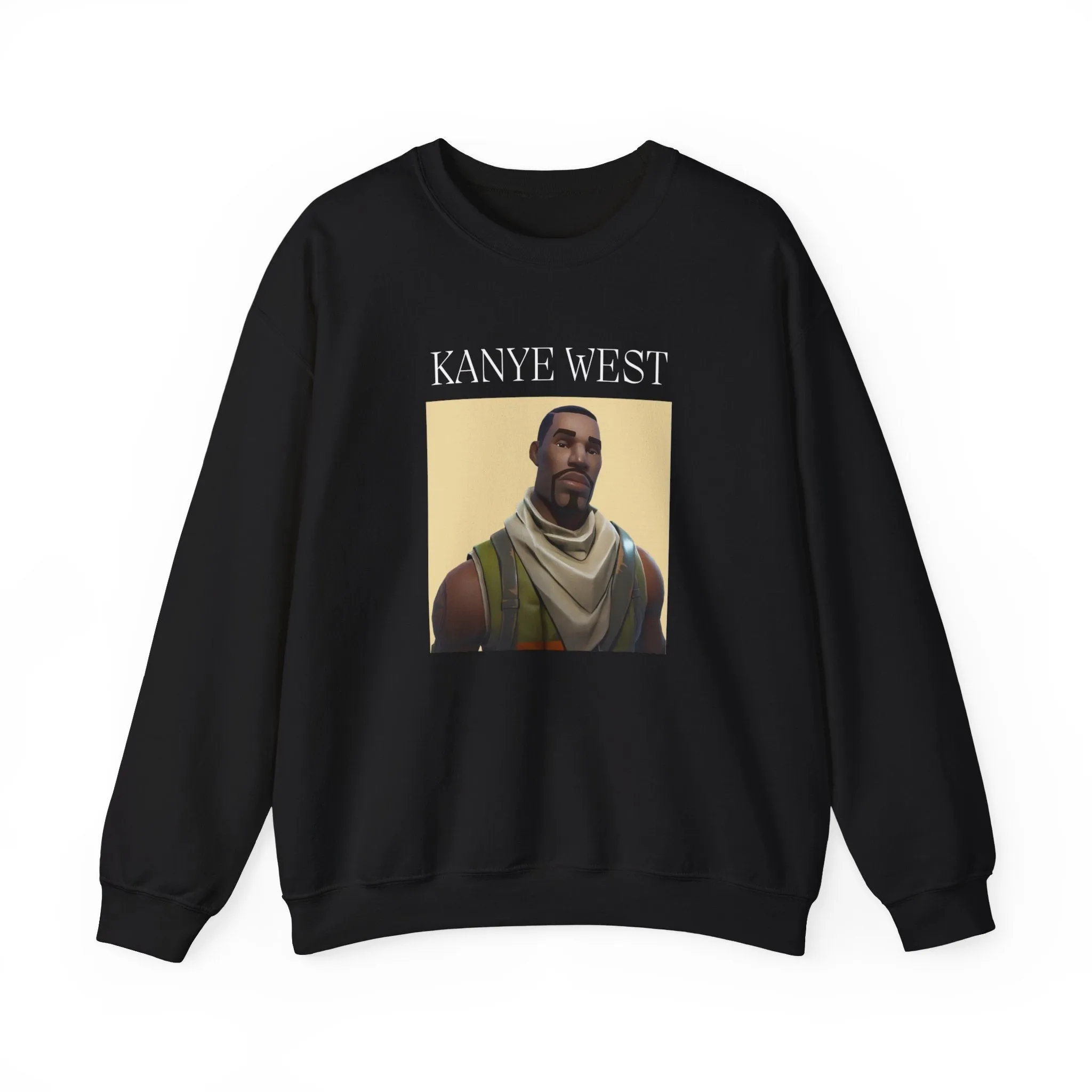 Kanye West Fortnite Fun Unisex Sweatshirt, Heavy Blend™ Crewneck Featuring Meme Graphics, Gamer & Music Fan Merch