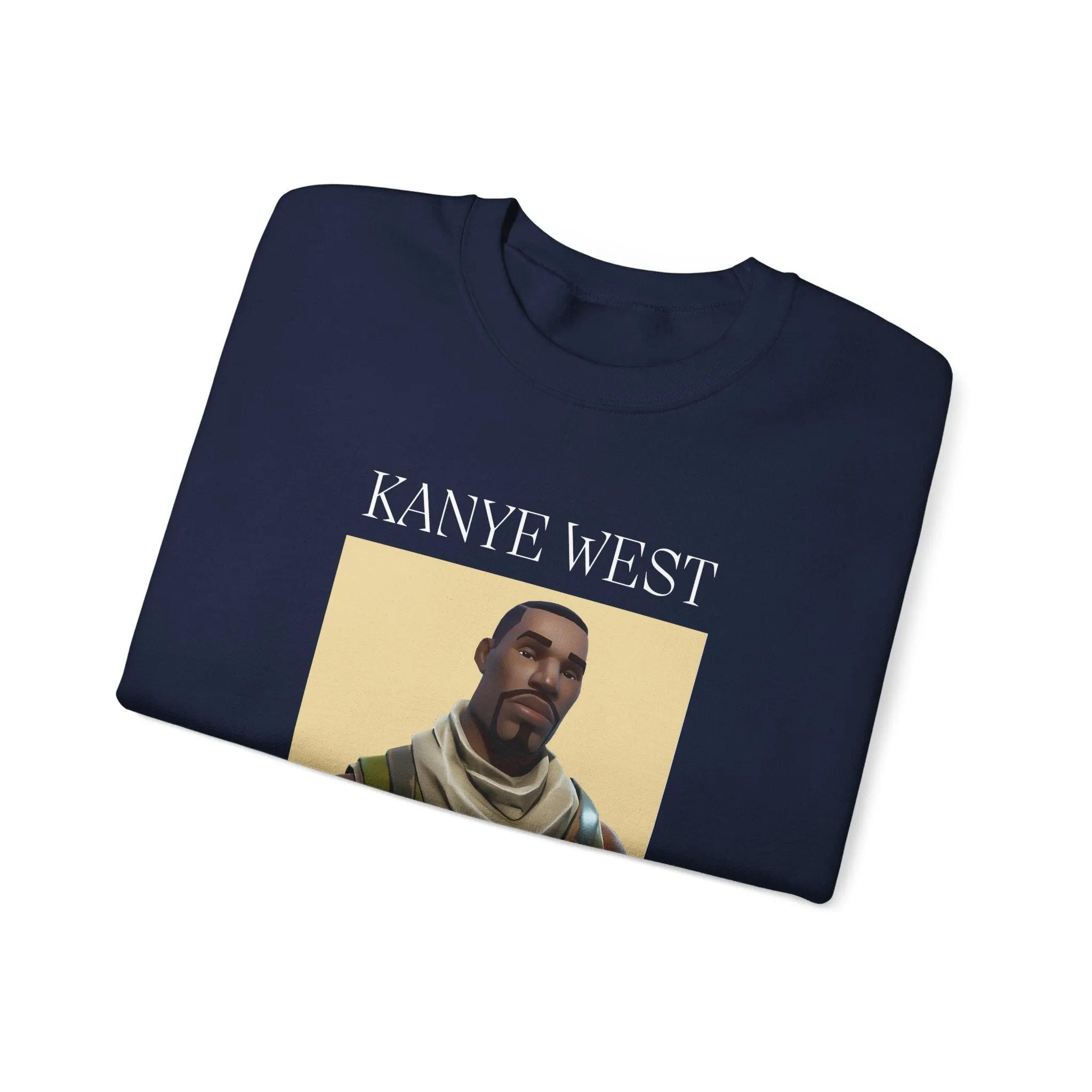 Kanye West Fortnite Fun Unisex Sweatshirt, Heavy Blend™ Crewneck Featuring Meme Graphics, Gamer & Music Fan Merch