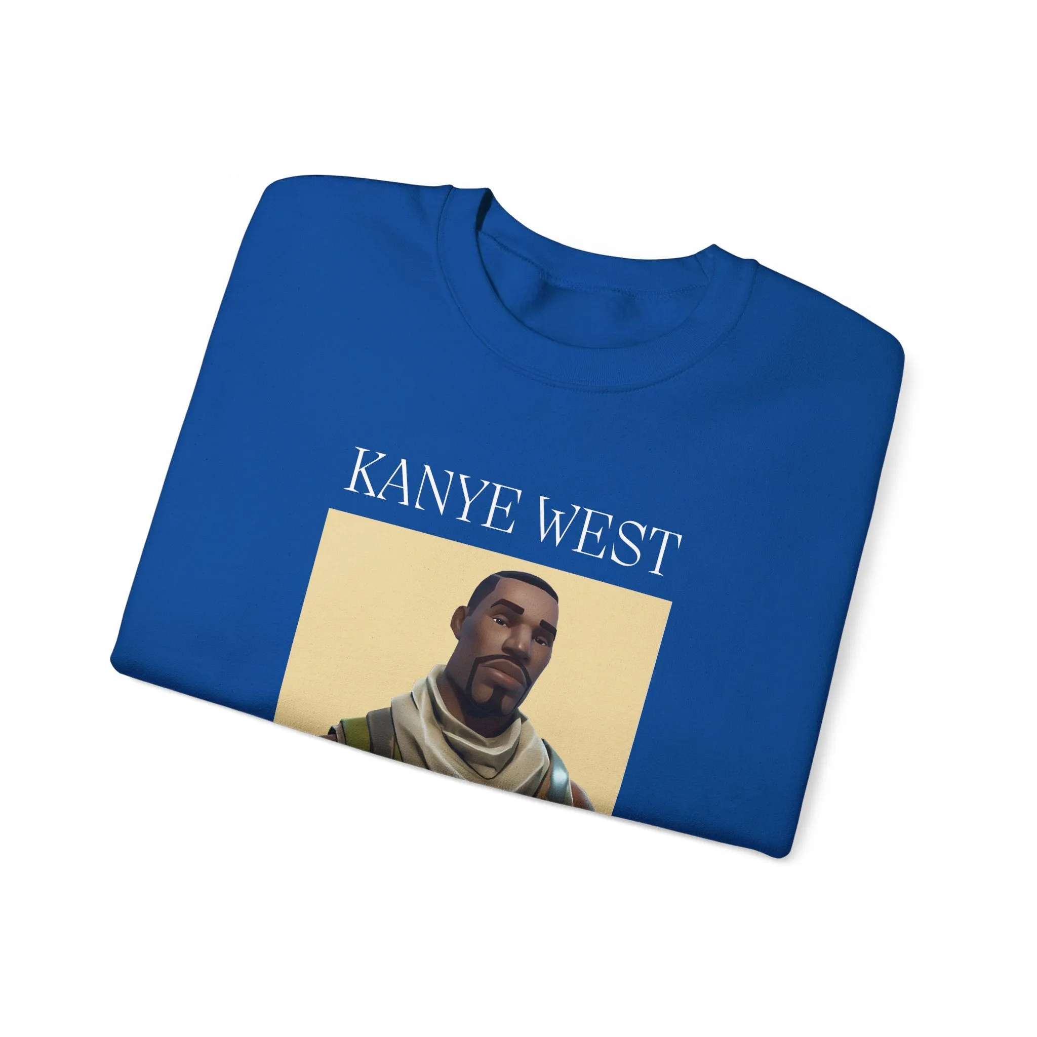 Kanye West Fortnite Fun Unisex Sweatshirt, Heavy Blend™ Crewneck Featuring Meme Graphics, Gamer & Music Fan Merch