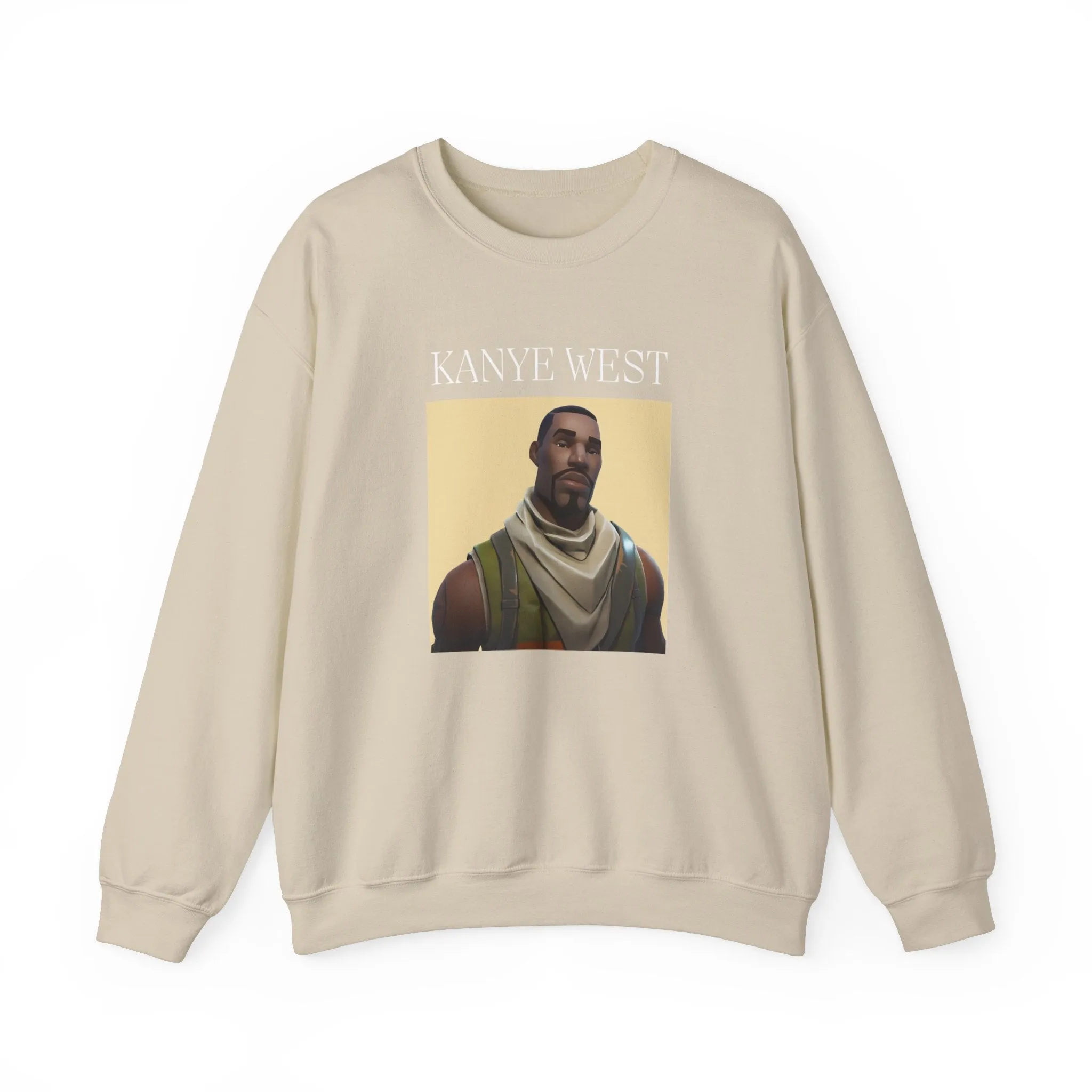 Kanye West Fortnite Fun Unisex Sweatshirt, Heavy Blend™ Crewneck Featuring Meme Graphics, Gamer & Music Fan Merch