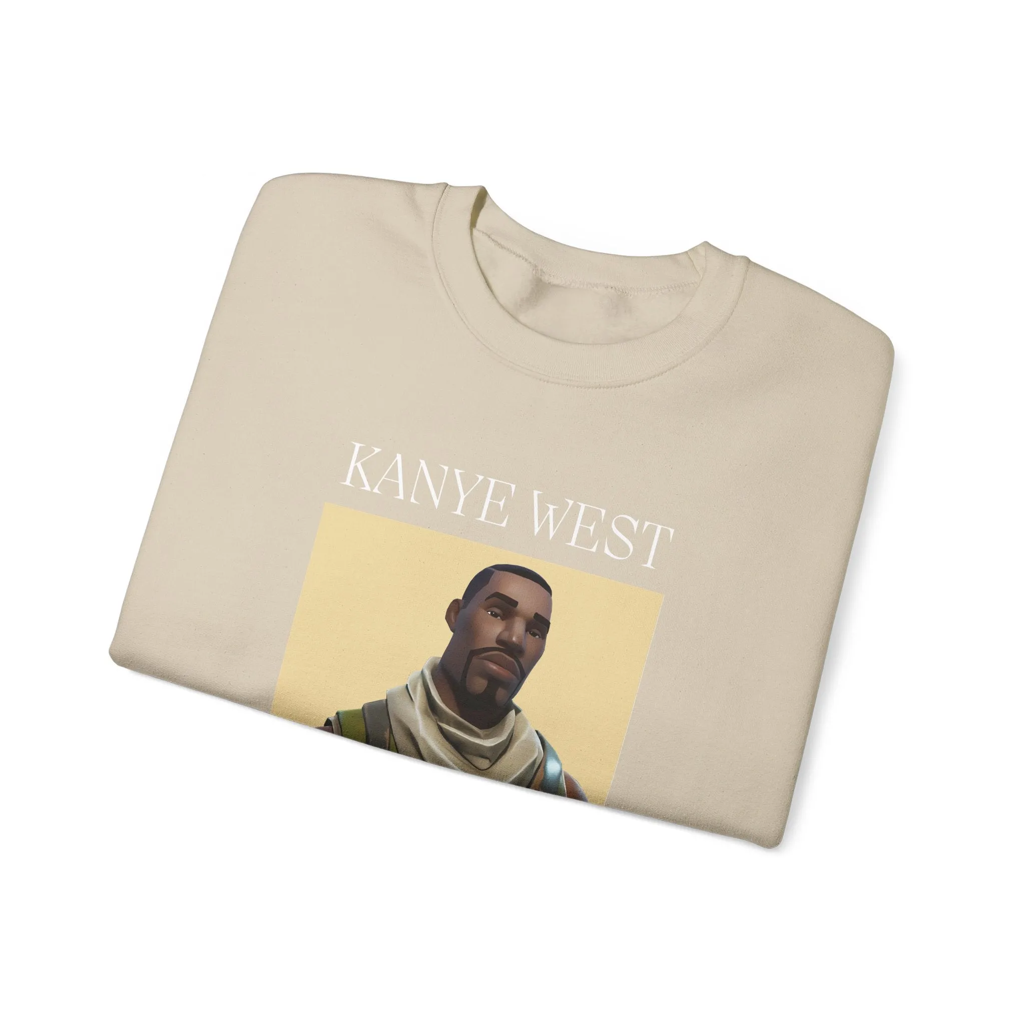 Kanye West Fortnite Fun Unisex Sweatshirt, Heavy Blend™ Crewneck Featuring Meme Graphics, Gamer & Music Fan Merch