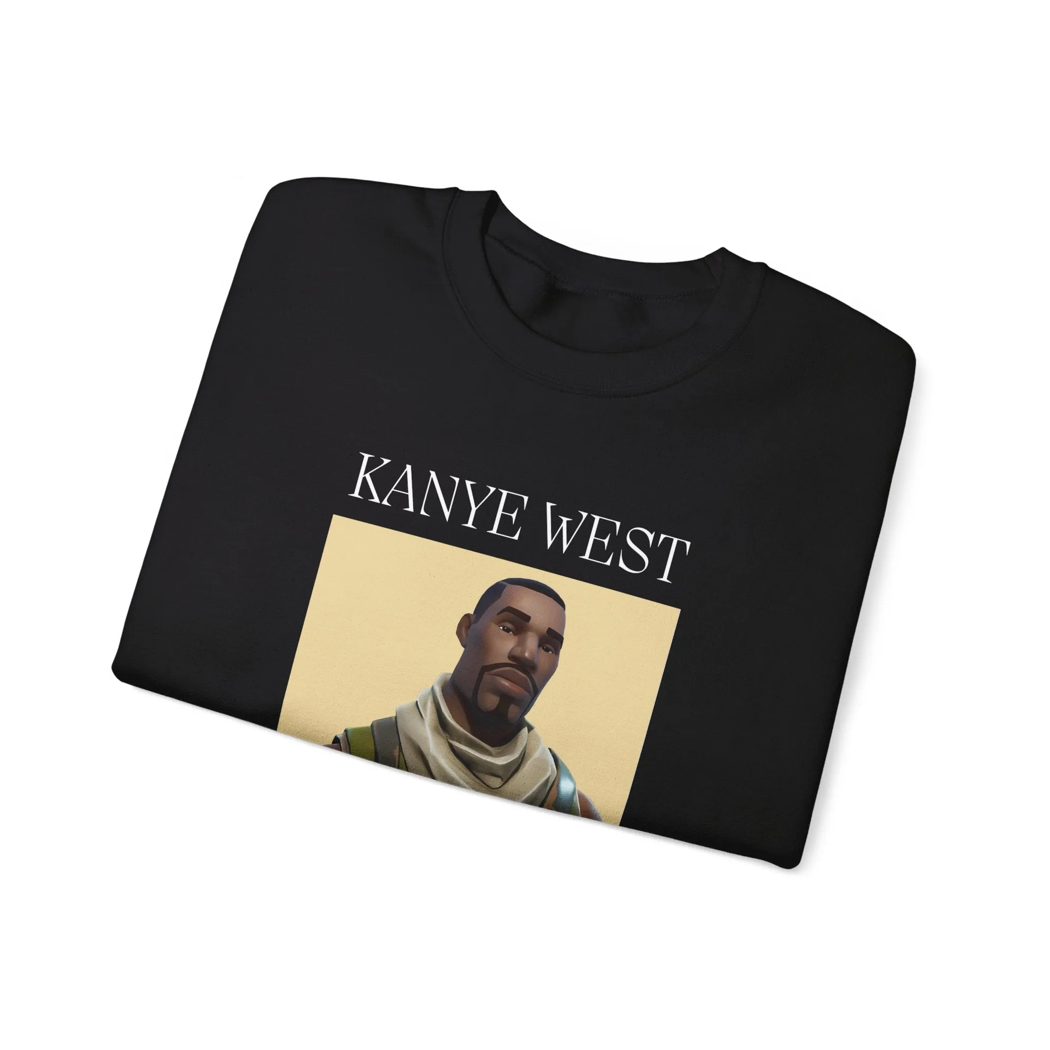 Kanye West Fortnite Fun Unisex Sweatshirt, Heavy Blend™ Crewneck Featuring Meme Graphics, Gamer & Music Fan Merch