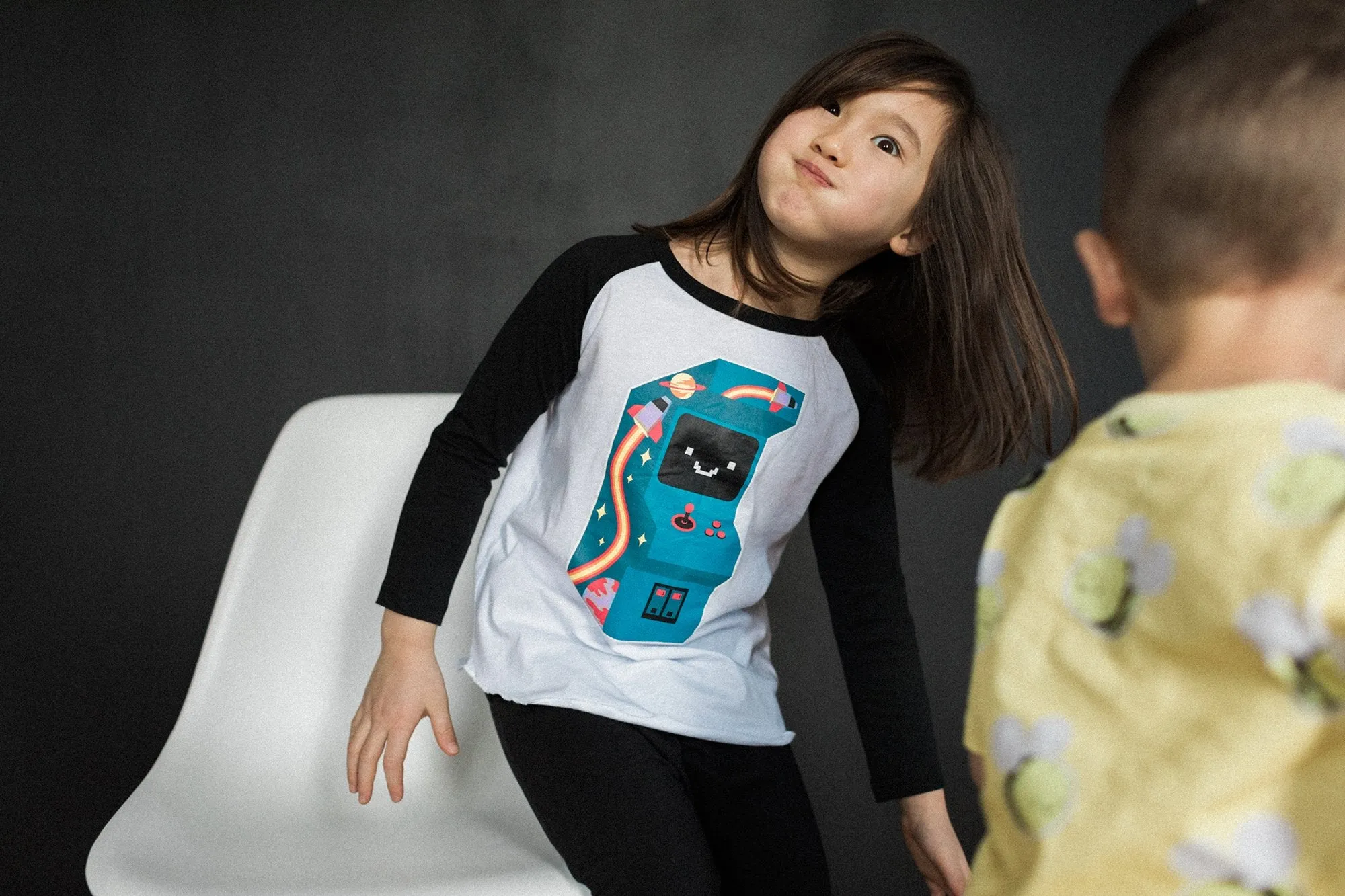 Kawaii Arcade Game Baseball T-Shirt