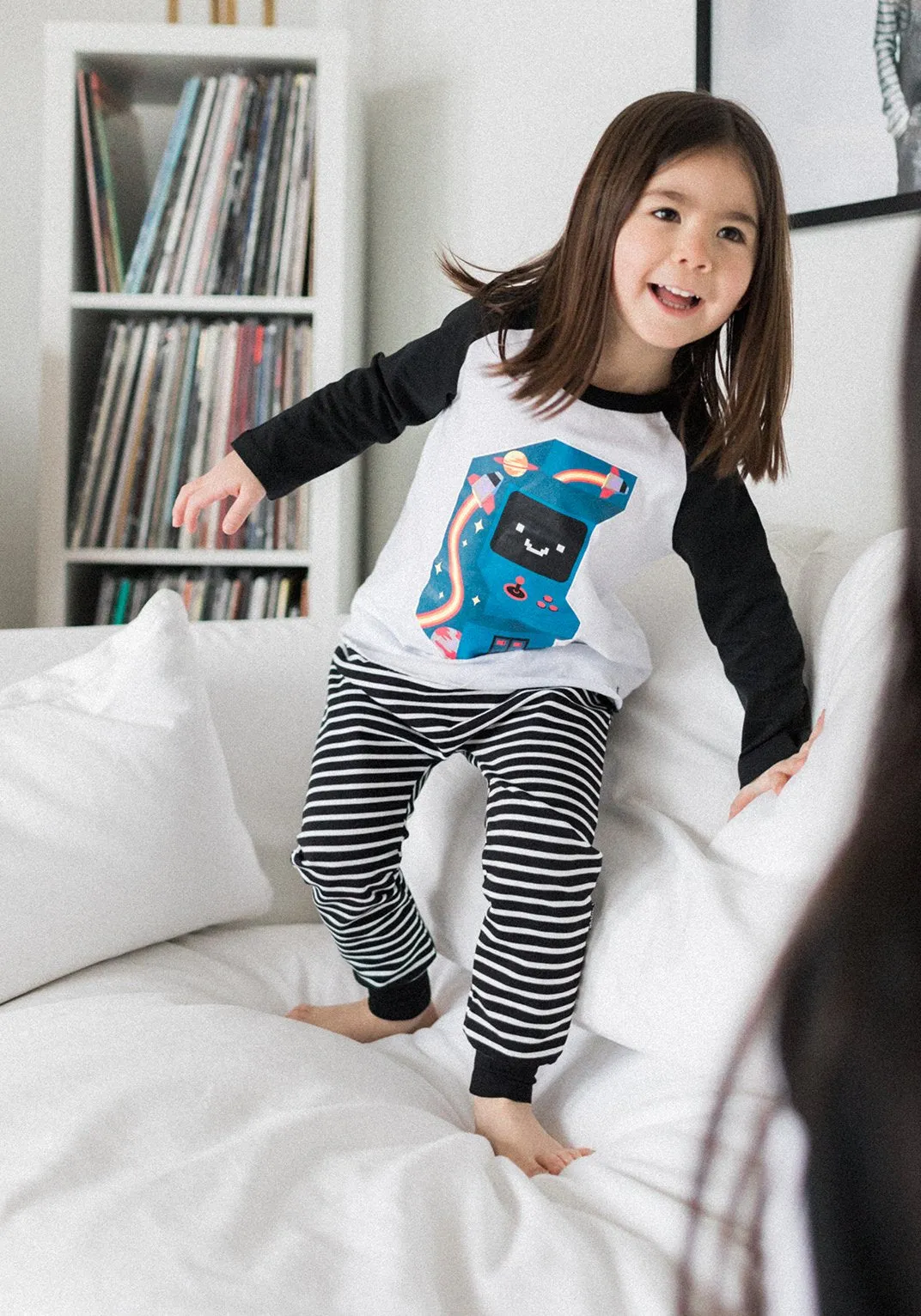 Kawaii Arcade Game Baseball T-Shirt