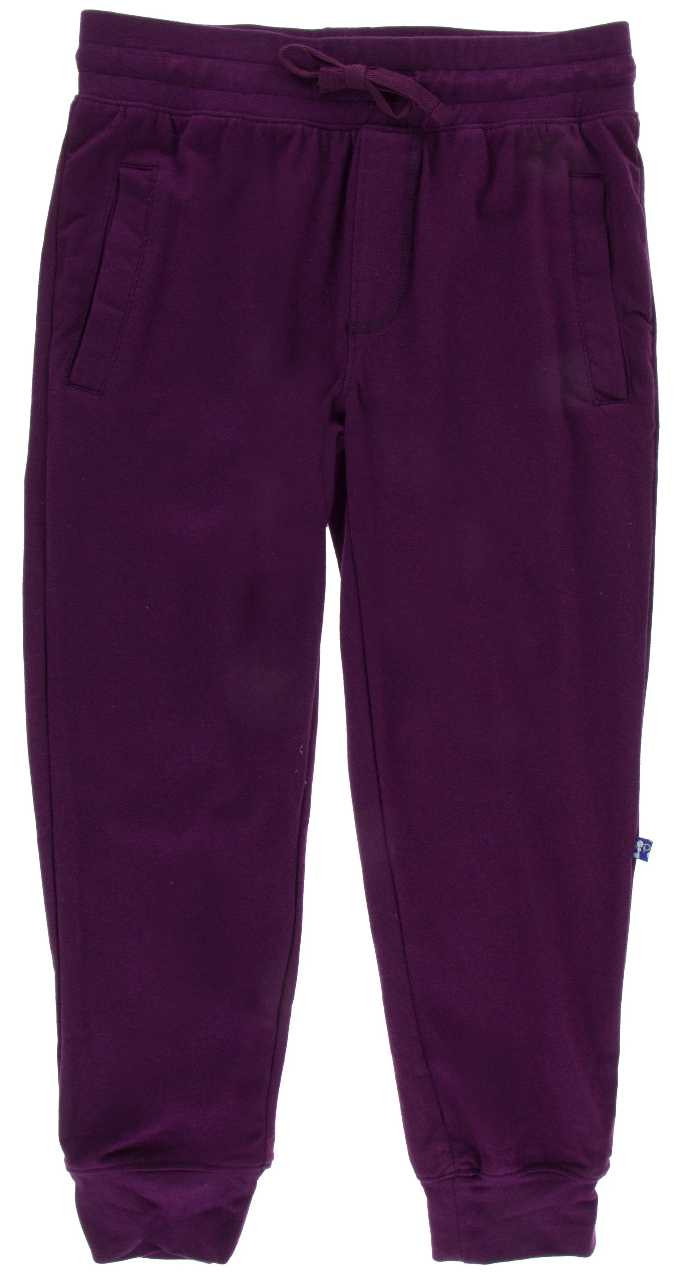 KicKee Pants Solid Wine Grapes Performance Jersey Tapered Pants