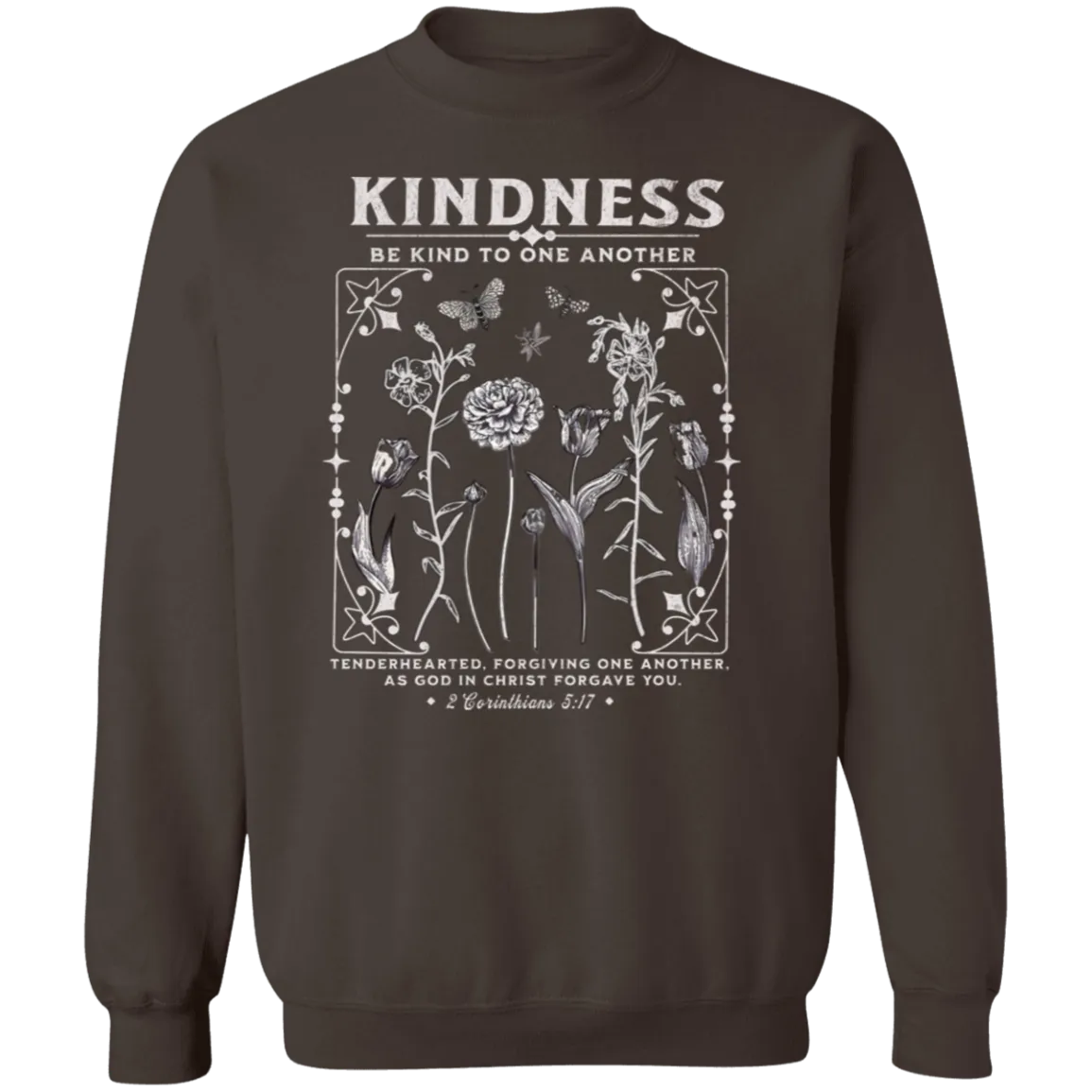 Kindness Crewneck - Christian Design - Be Kind to One Another - Gildan