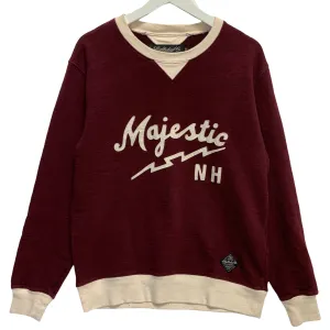 [L] Neighborhood Majestic Crewneck Sweatshirt Burgundy