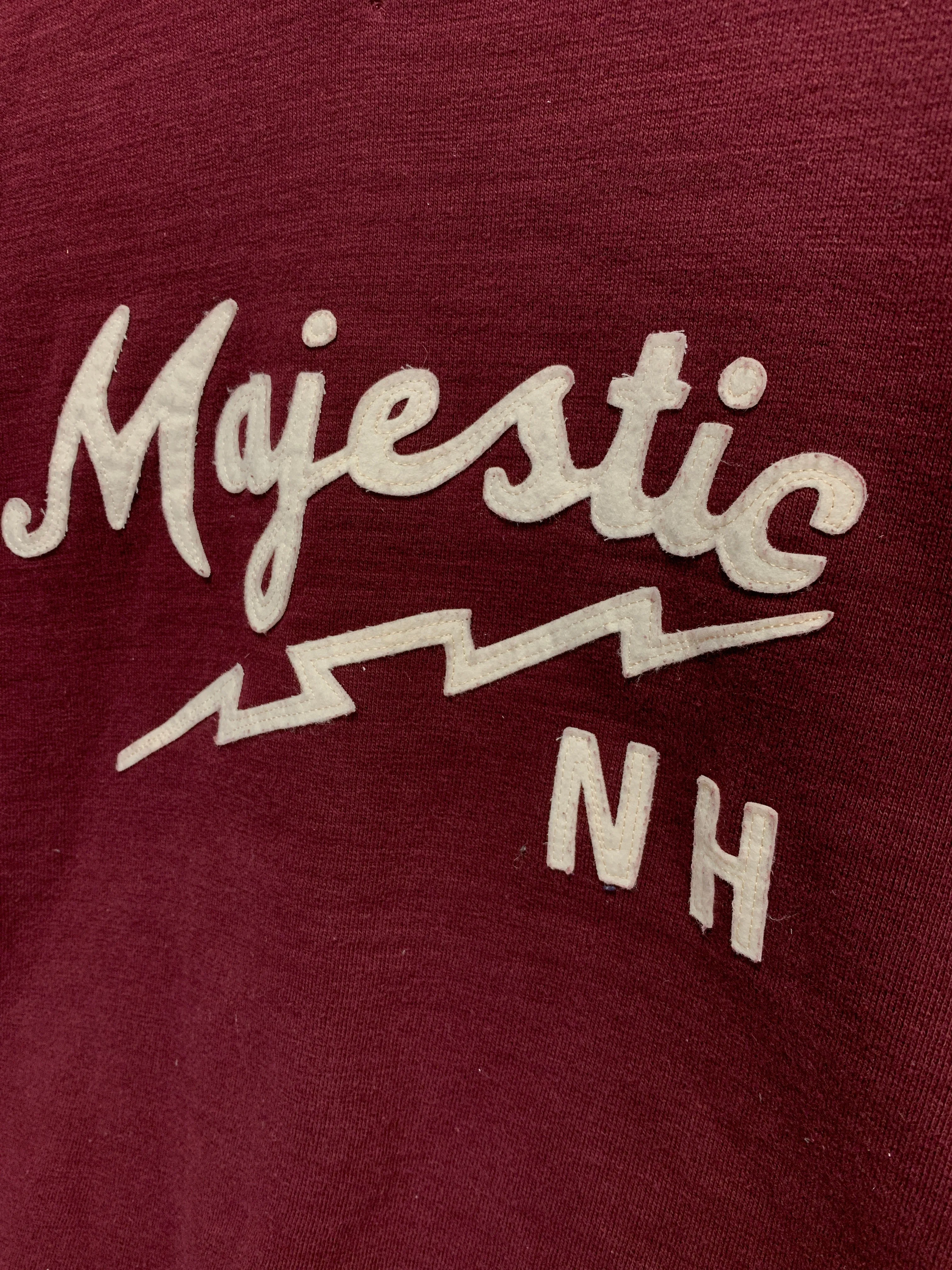 [L] Neighborhood Majestic Crewneck Sweatshirt Burgundy