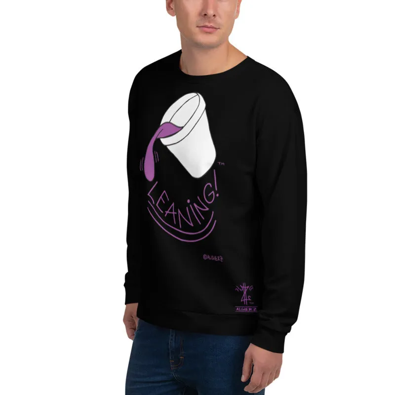Leaning - Crewneck Sweatshirt (black)