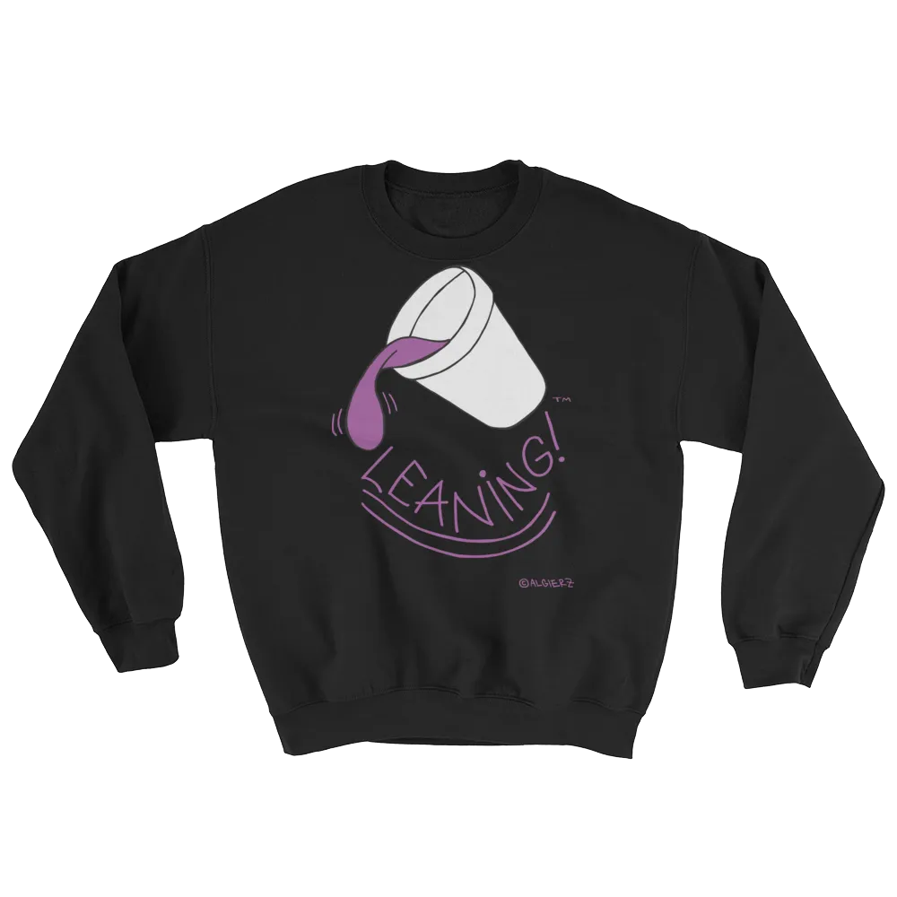 Leaning - Crewneck Sweatshirt (black)
