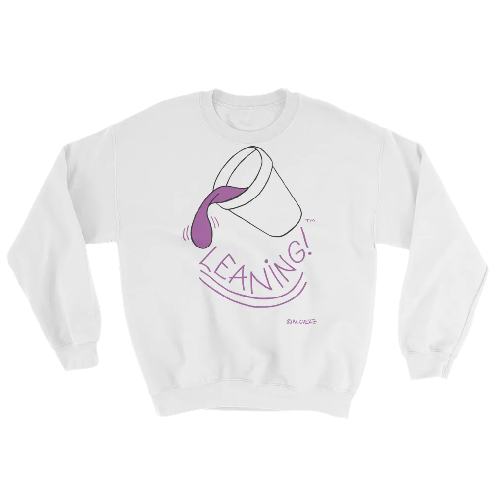 Leaning - Crewneck Sweatshirt (white)