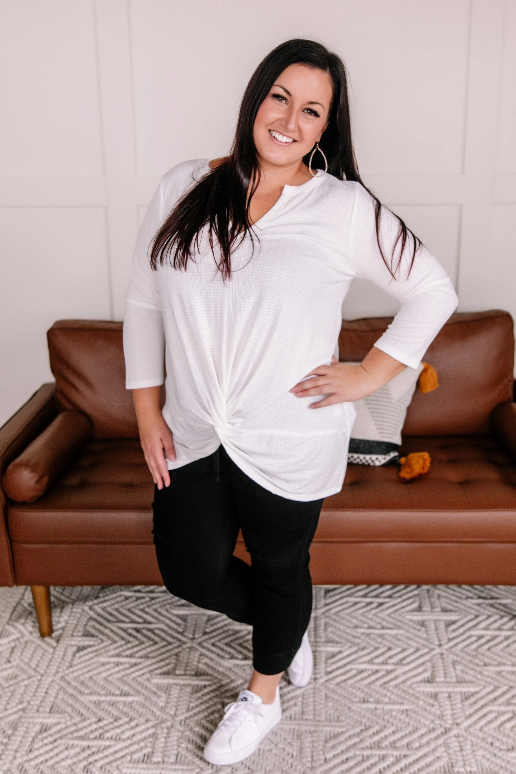 Let's Twist Again White Top