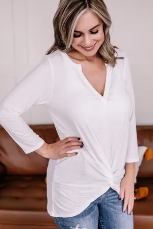 Let's Twist Again White Top