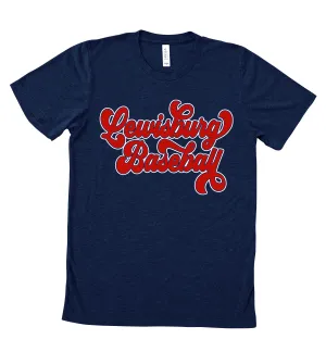 Lewisburg Baseball Tee/ Option of Comfort Colors or Soft Bella Canvas