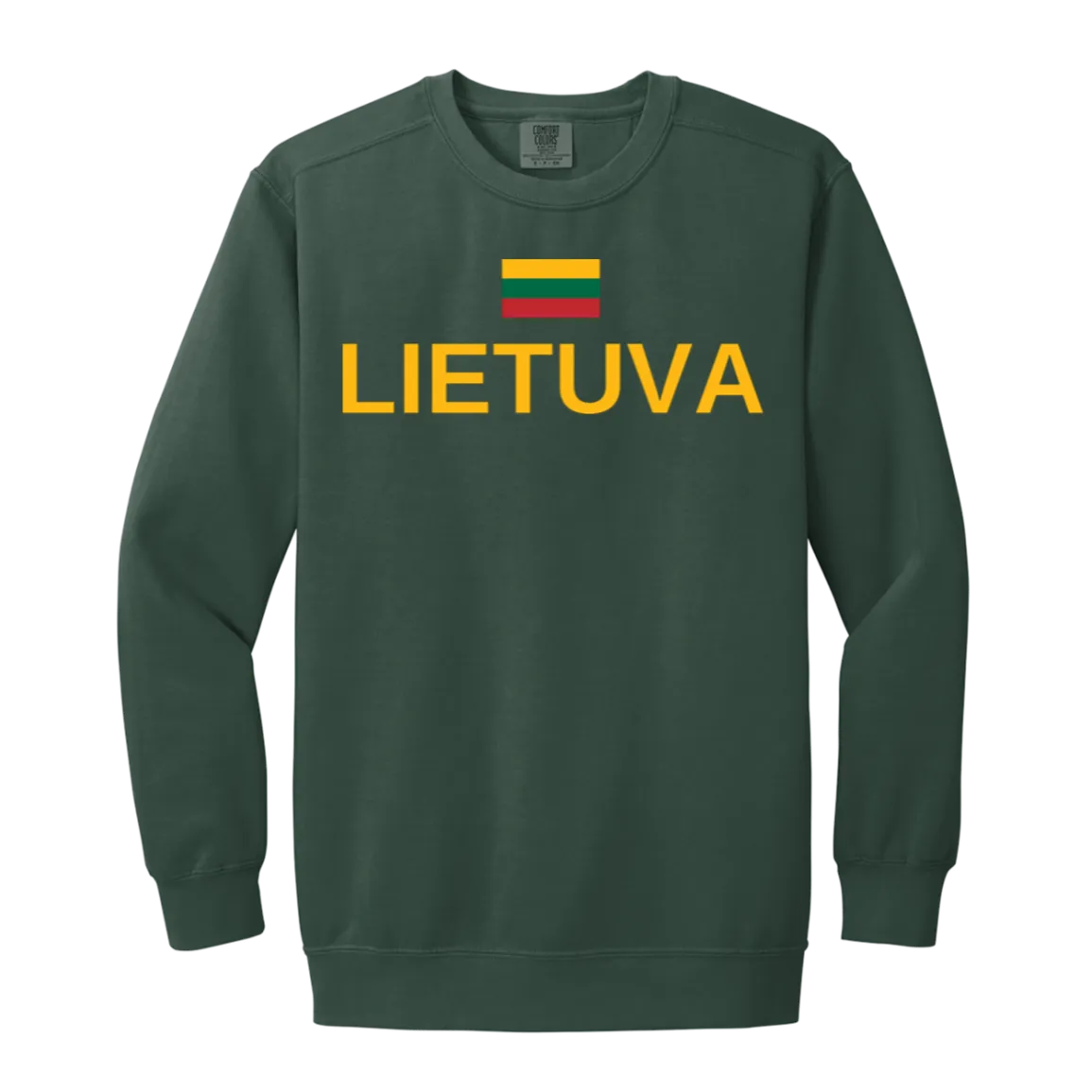 Lietuva Jersey - Men/Women Unisex Soft-Washed Crewneck Sweatshirt