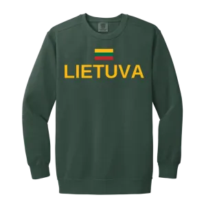 Lietuva Jersey - Men/Women Unisex Soft-Washed Crewneck Sweatshirt