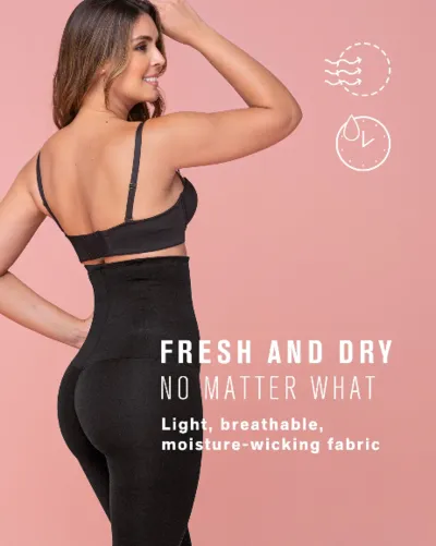 Lilac Blue Extra High Waisted Firm Compression Legging