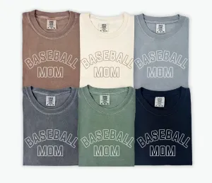 LONG SLEEVE Comfort Colors Baseball Mom Tee/ Baseball Mom Shirt / Multiple Color Options