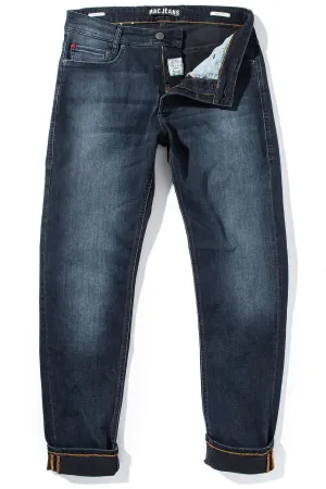 MAC Greg Slim Jeans in Blue OD Black