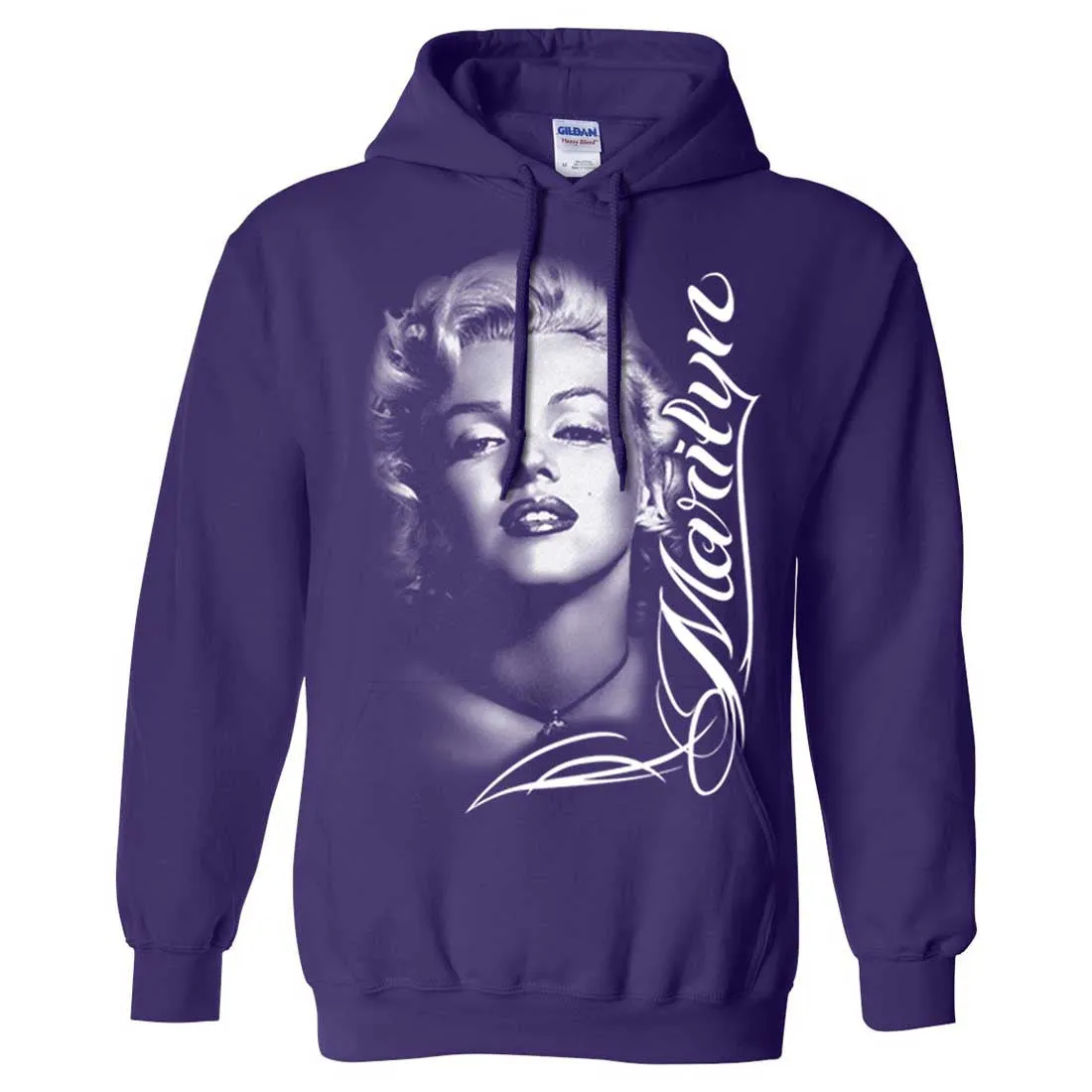 Marilyn Monroe Portrait Signature Unisex Sweatshirt Hoodie