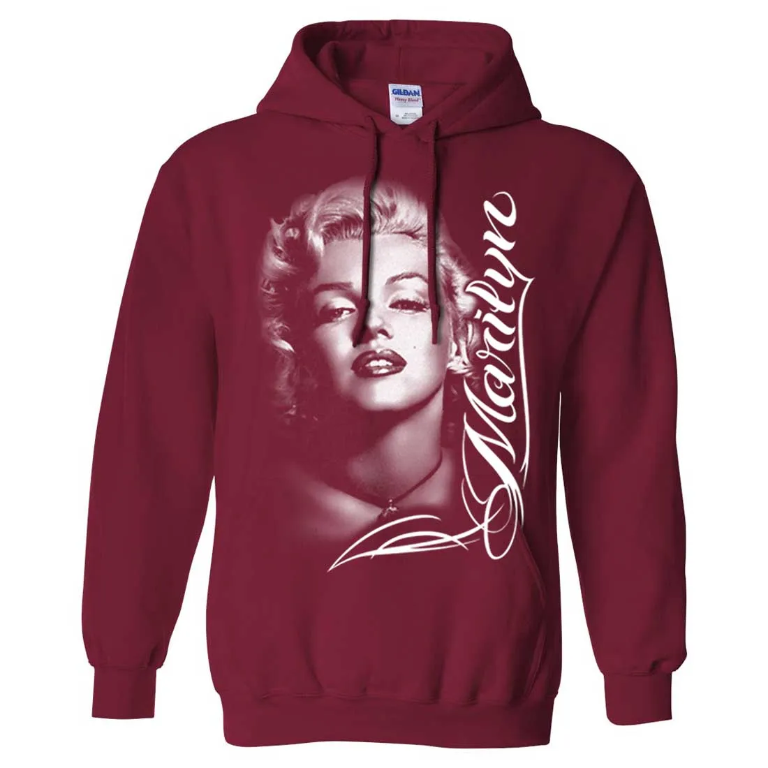 Marilyn Monroe Portrait Signature Unisex Sweatshirt Hoodie