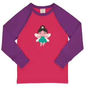 Maxomorra Organic Raglan Long Sleeved T-shirt - Fairy