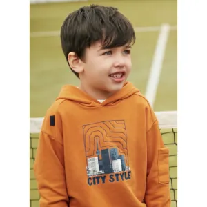 Mayoral Boys City Hoodie 4453 Carrot