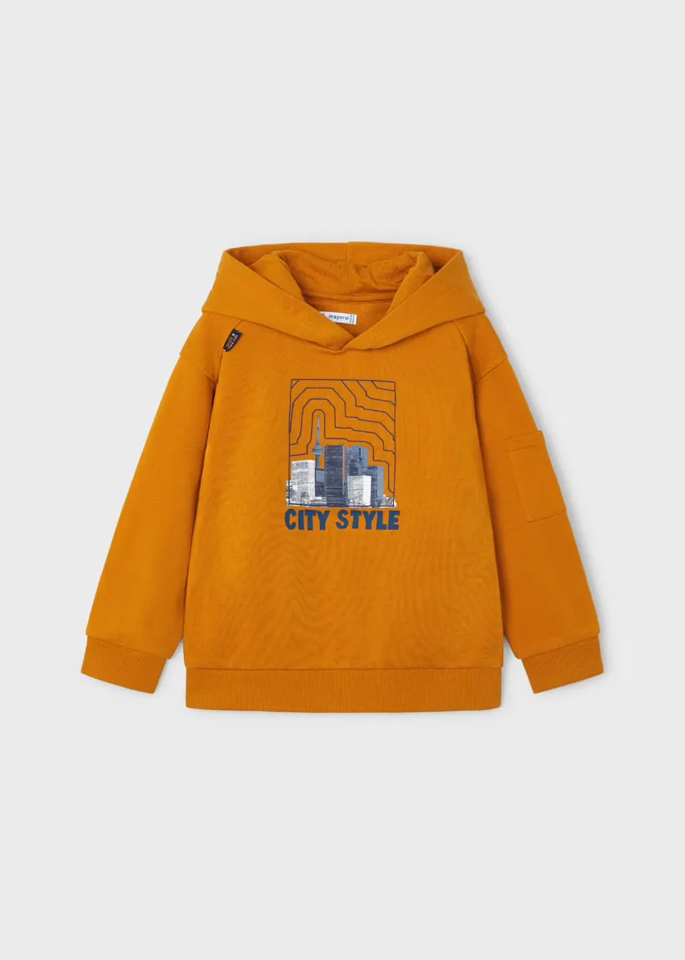 Mayoral Boys City Hoodie 4453 Carrot