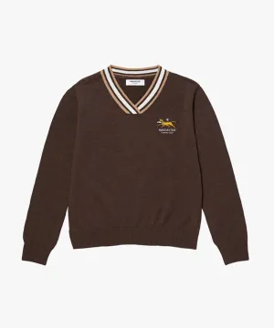 MCC W V-Neck Sweater - Brown
