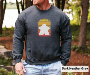 Meeple Sign _ Adult Unisex Crewneck Sweatshirt
