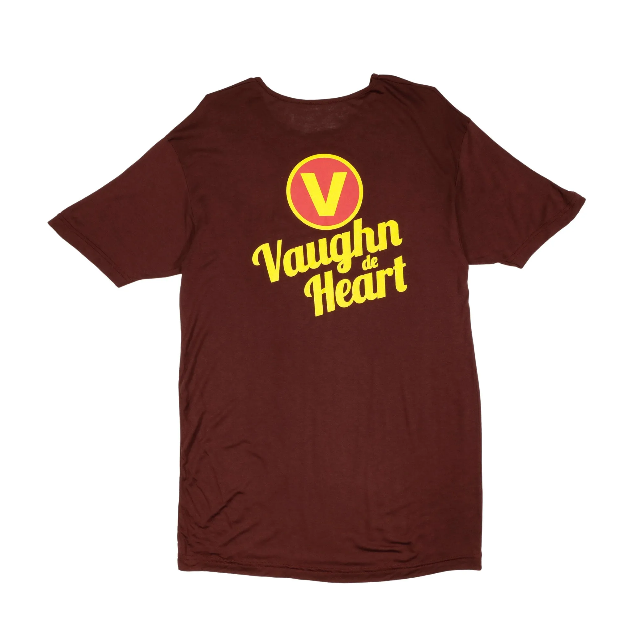 Men's Retro Logo Maroon Crew Neck T-Shirt