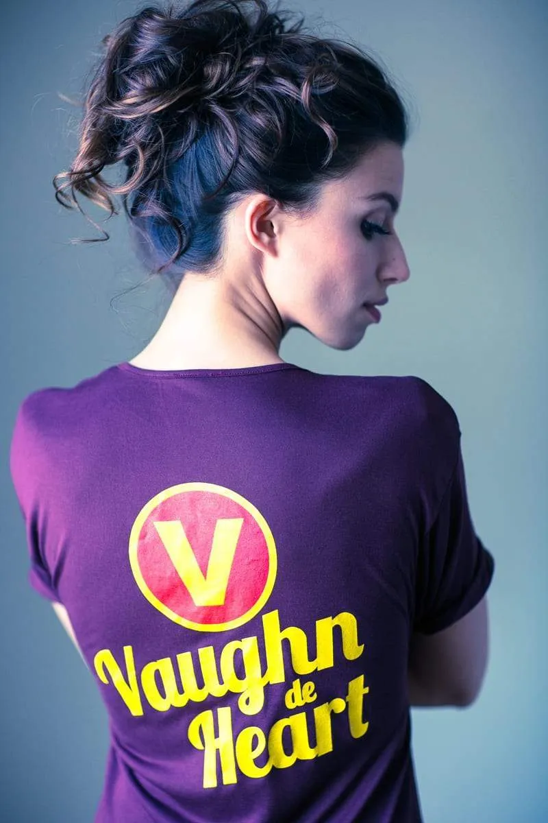 Men's Retro Logo Maroon Crew Neck T-Shirt