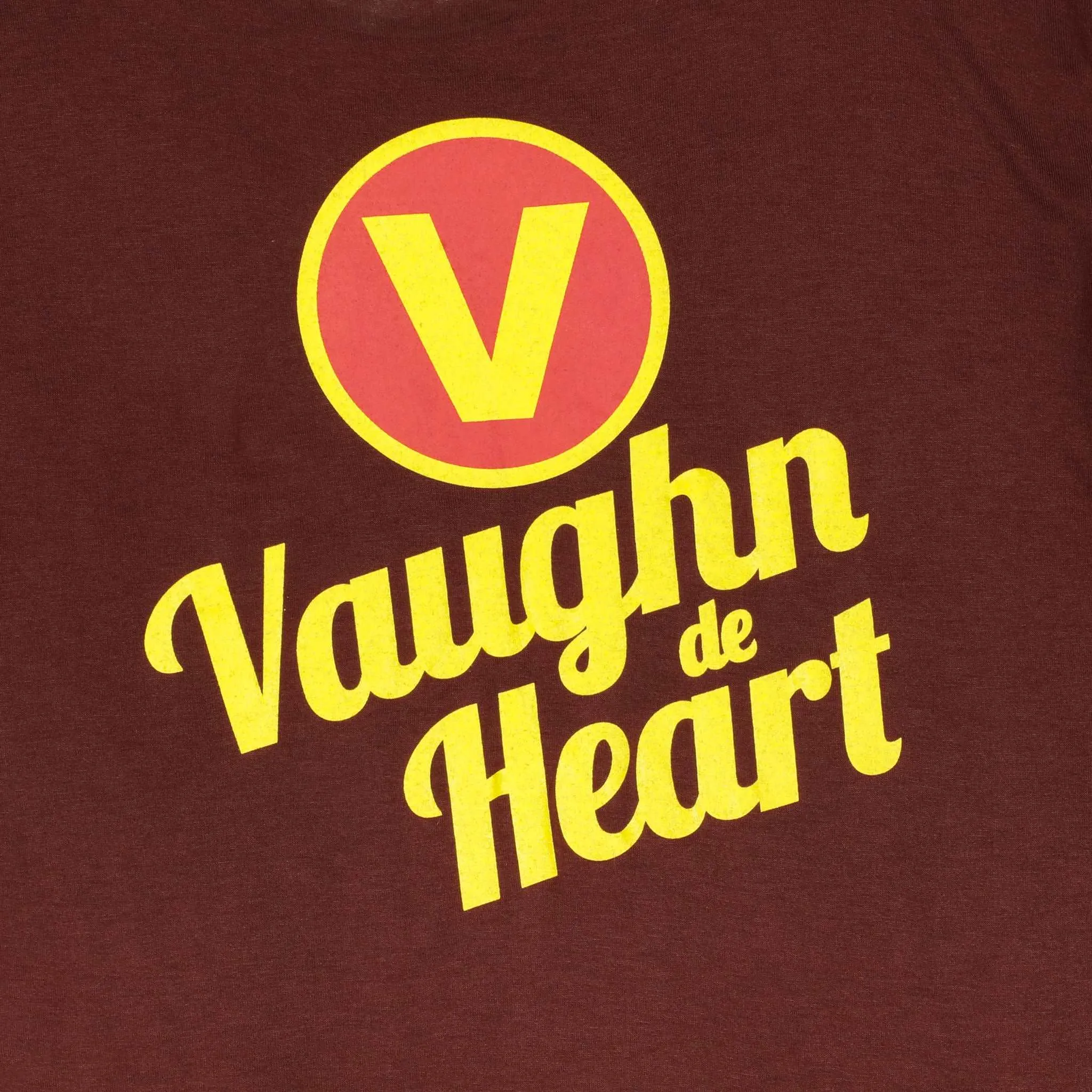 Men's Retro Logo Maroon Crew Neck T-Shirt