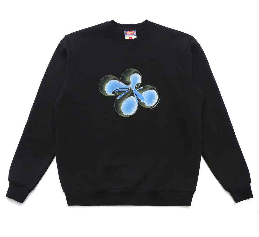 Metal Flower Crewneck Sweatshirt