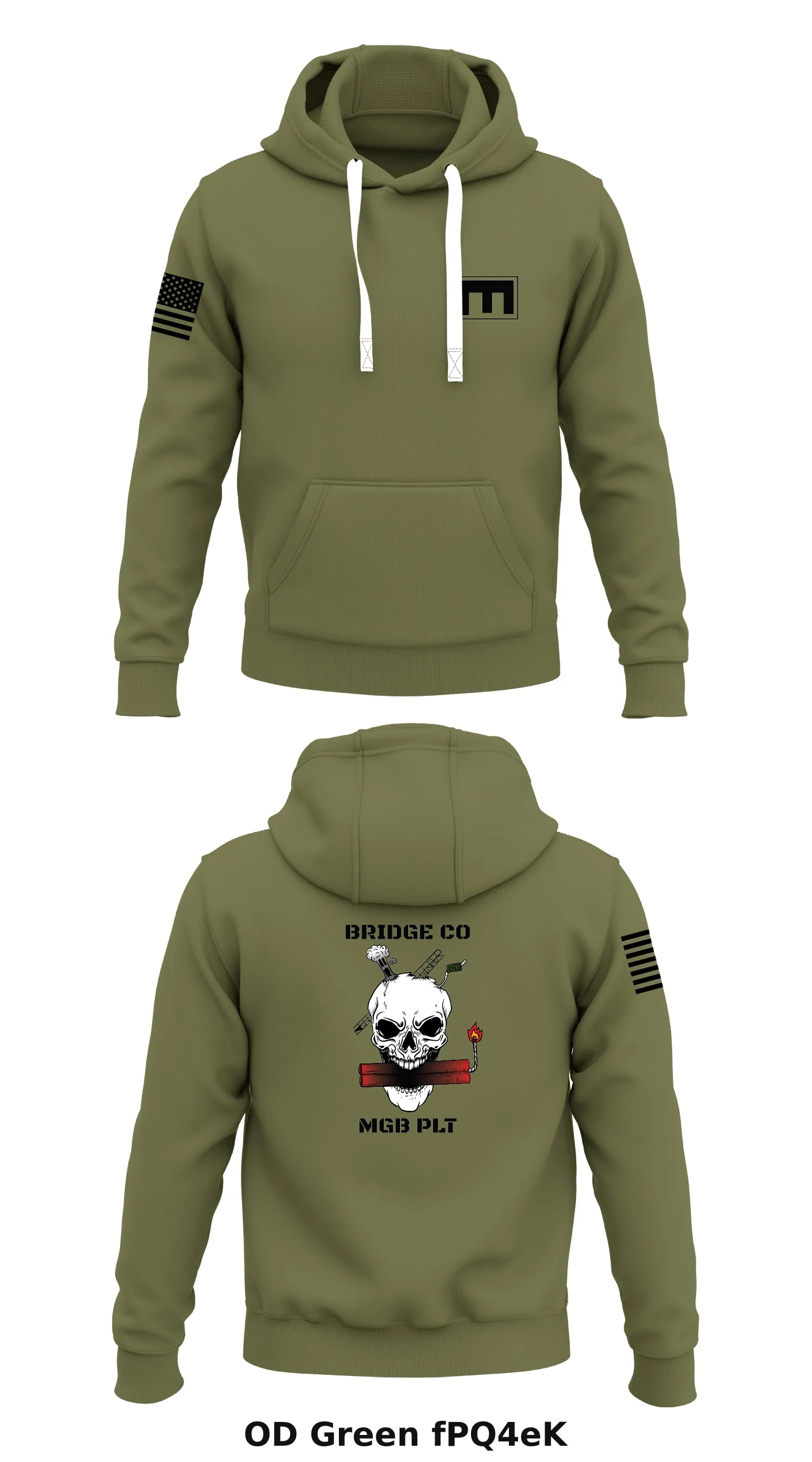 Mgb PLT , Bridge CO, 8th ESb Store 1  Core Men's Hooded Performance Sweatshirt - fPQ4eK