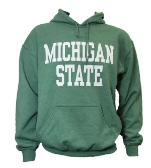 Michigan State University Spartans Block Design Hooded Sweatshirt (Assorted Colors)