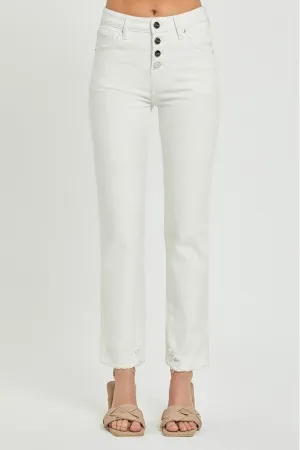Mid-Rise Tummy Control Tapered Pant