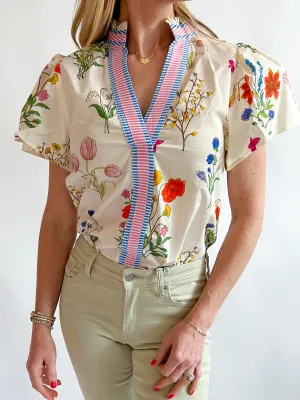 Molly Garden Stripe Top