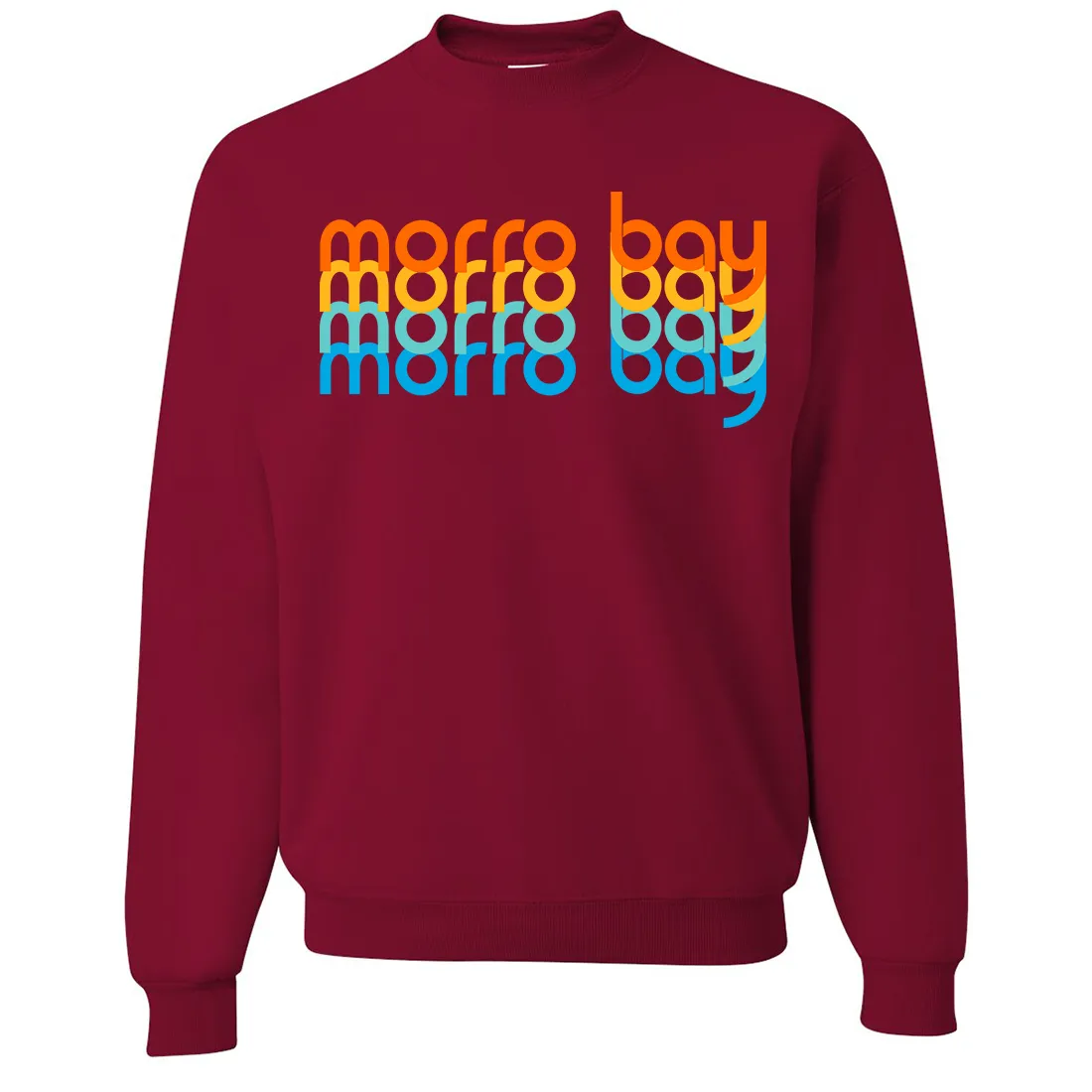 Morro Bay Stacked Crewneck Sweatshirt