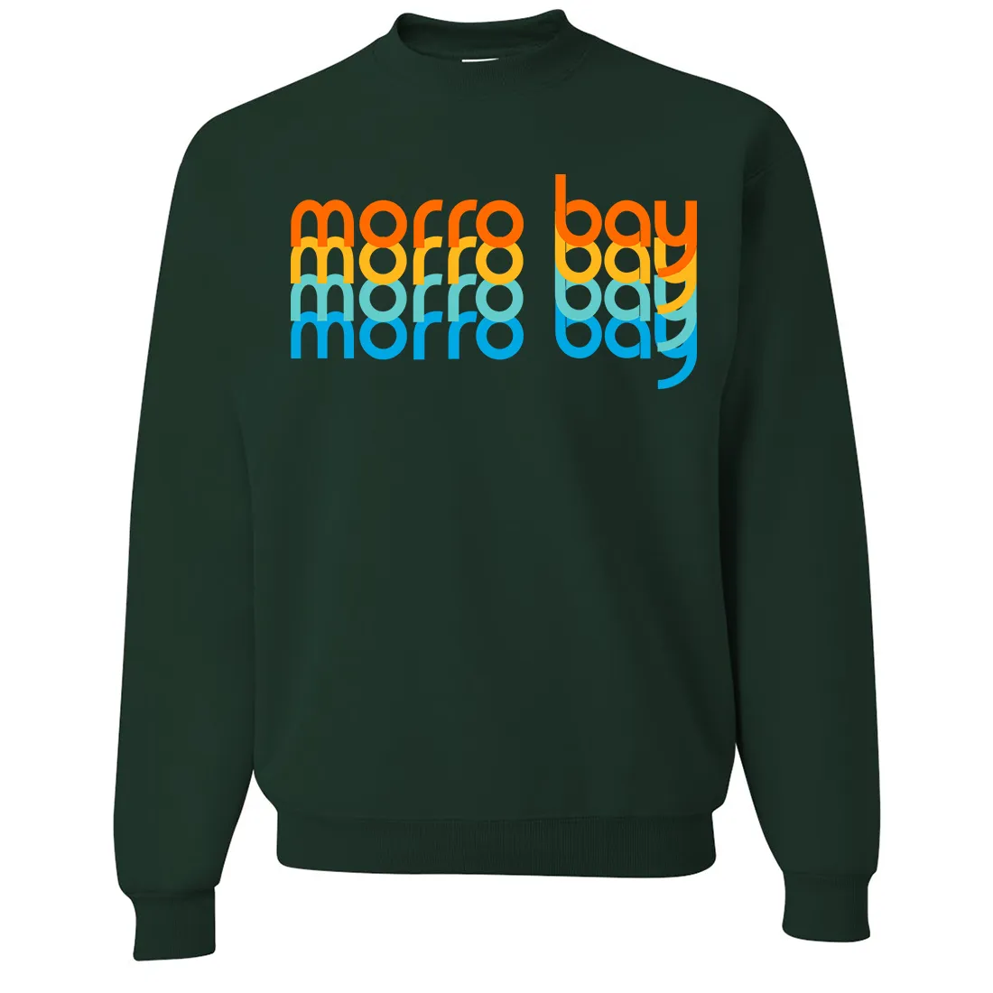 Morro Bay Stacked Crewneck Sweatshirt