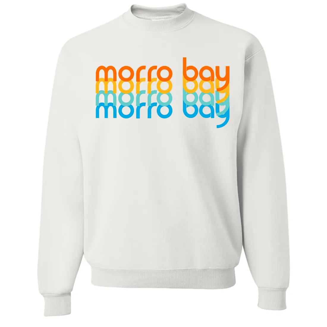 Morro Bay Stacked Crewneck Sweatshirt